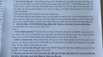 CÔNG TY ĐẤU GIÁ HỢP DANH SỐ 1 QUỐC GIA THÔNG BÁO BÁN ĐẤU GIÁ TÀI SẢN