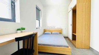 ⚜️1PN Vách Ngăn Kính Tách Bếp Full Nội Thất Có Thang Máy Gần Ngã Tư HX