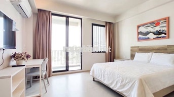 Phòng trọ 35m2 Gần Q1, Q2 Ban công tại Bùi Đình Túy Full NT Mới 100%