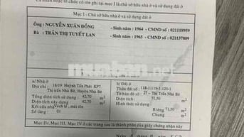 chính chủ cần bán gấp nhà ở địa chỉ 18/19 Huỳnh Tấn Phát