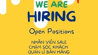 VIỆC LÀM PARTIME / FULLTIME QUẬN 12
