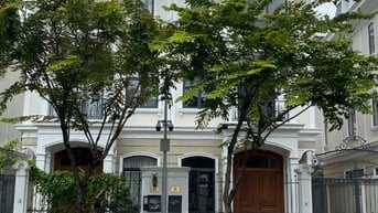 Cho thuê nhà phố dt lớn Victoria Village có sân Q2, tiện kinh doanh