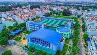 Bán nhà phố KDC Sadeco Phước Kiển A view cviên . Hầm 3,5L.Giá:13,8 tỷ
