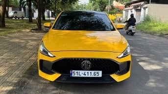 MG 5 Luxury Sản Xuất 2023 Màu Vàng xe đi lướt 