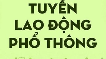 Cty FC cần tuyển: 03 Nam giao nhận nước uống đóng bình; 02 Nam CNSX