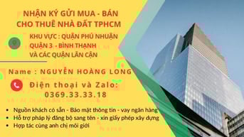 CHÍNH CHỦ BÁN NHÀ 5 TẦNG ĐƯỜNG TRẦN QUANG DIỆU QUẬN 3 