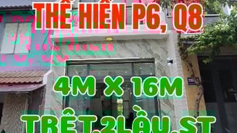 Nhà mới tuyệt đẹp 180m2, 1trệt, 2lầu, ST, 4mx16m2, H385 Phạm Thế Hiển