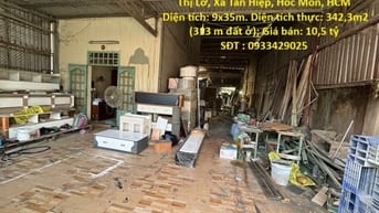 BÁN NHÀ XƯỞNG TẠI Mặt Tiền Đường Lê Thị Lơ, Xã Tân Hiệp, Hóc Môn, HCM