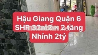 Giảm 400, Bán nhà nhỏ tiền Quận 6