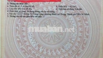 Chính chů bán nhà nơi trang long bình lơi p12