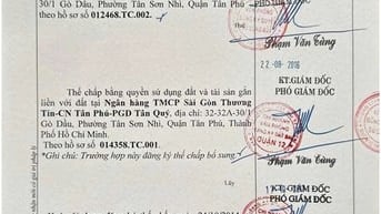 Nhà mặt tiền có 15 phòng trọ phía sau tại Tân Thới Nhất 13 sổ riêng