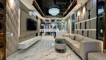 NHÀ BÈ, NHÀ MỚI 4 TẦNG, THANG MÁY TRONG NHÀ, HẺM XE HƠI