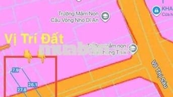 Đất Hẻm 1/ Võ Thị Sáu (Dĩ An) - Ngang 7.5m