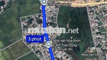 Bán lô đất ở bên cạnh nhà dân, Thôn Cẩm Toại Đông, Hoà Phong, Hoà Vang