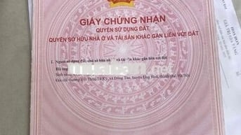 Đất liền kề thổ cư 111,8m2 đồng tân cạnh trường thpt ứng hoà b