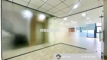 Văn phòng 85m2 ngăn 2 phòng, t. máy, máy lạnh, bảo vệ giữ xe. Chỉ 12tr