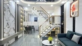 Nhà 2 tầng hẻm xe hơi full nội thất 4x10m hơn 4 tỷ đường số 9 Phường 8