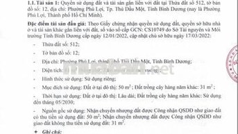 BĐS Phường Phú Lợi, Tp. Thủ Dầu Một, Bình Dương (Phú Lợi, TP.HCM)