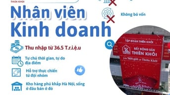 Sale bất động sản thổ cư tự do thời gian,  thu nhập trên 36,5 triệu