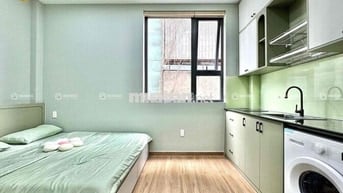 CHDV STUDIO TONE XANH LÁ /FULL NỘI THẤT/MÁY GIẶT RIÊNG KẾ ĐH VĂN HIẾN