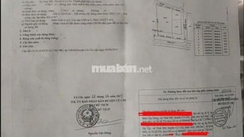 Bán đất mặt tiền Tỉnh lộ 7 Củ Chi sổ chính chủ