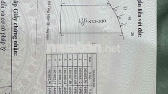 cần bán nhà và đất hẻm 52 Hồ Tùng Mâuh