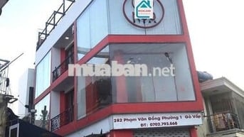 Cho thuê nhà Góc 3 Mặt tiền:  Phạm Văn Đồng P.1, Q.Gò Vấp 4.5x12m