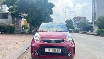 Kia Morning 2017 Si 1.25 AT Bản Limited Đỏ Đen