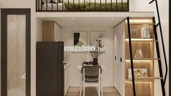CHDV 60m2 Tân Mai 12P - 8 tầng - dòng tiền 70tr/tháng. 1 bước ra phố