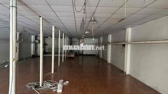 Cho thuê xưởng 9X30m, 2 mặt sàn +Gác, Đường xe container,Thới An,Q12
