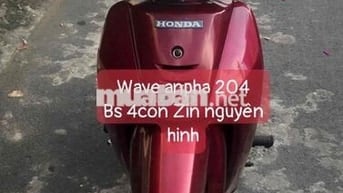🌻WAVE  anpha lóc trắng 204 Bs 4con xe zin nguyên h