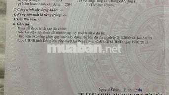 Căn hộ Chung cư hoá an 58,49m2 1pn 1wc