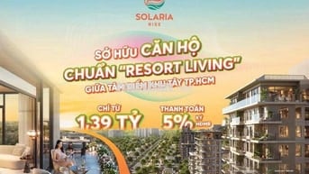 CHỈ HƠN 1TỈ SỞ HỮU NGAY CĂN HỘ NGHỈ DƯỠNG WATERPOINT SOLARIA. TT 2 NĂM