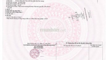 Kẹt tiền cần bán gấp lô đất sau TTHC Bàu Bàng