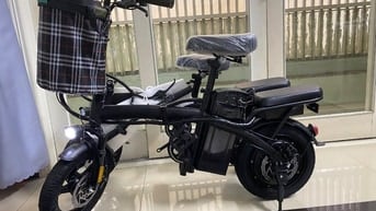 Xe đạp điện mini thời trang tiện lợi đi lại trong phố
