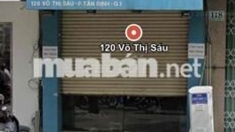 20TR/THÁNG MẶT BẰNG VÕ THỊ SÁU – TÂN ĐỊNH – QUẬN 1 ( có thương lượng