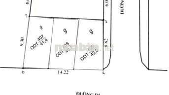 Bán 124m2 đất lô góc tặng nhà cấp 4 mặt tiền 23m đang cho thuê.