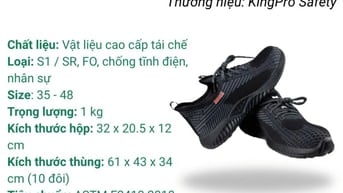 KINGPRO ECOLINA – Giày bảo hộ của người làm chủ mọi địa hình!