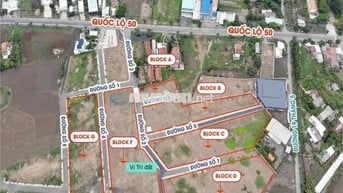 BÁN ĐẤT NÊN KDC TÂN LÂN RESIDENCE MẶT TIỀN QL50 1TỶ350/101M2