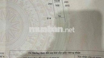 Bán đất thổ cư HXH gần trường tiểu học Long Thạnh 168 m2