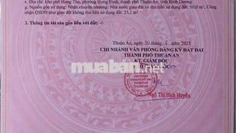 Ban đat  thuan an binh duong ,đuong oto