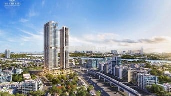 Chiết khấu 22% căn góc B04 74,3m2/2PN The Emerald 68, Hỗ trợ lãi 5 năm