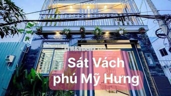 Nhà Sát Phú Mỹ Hưng - Hẻm Xe Hơi - Sổ Hồng Riêng- Hoàn Công Đầy Đủ