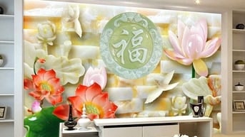 Tranh gạch 3d dán tường phòng khách - hành lang - CXV44
