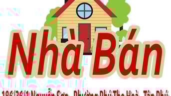 Chính Chủ Bán Nhà : 186/36/1 Nguyễn Sơn, P.Phú Thọ Hoà, Tân Phú 