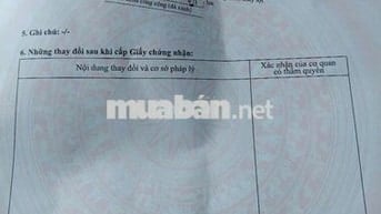 Bán đất thổ full nền ngang 20 dài 38 giá 230tr/1m