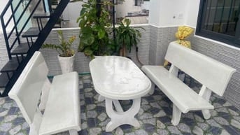 Bộ bàn ghế đá ngoài trời Bình Dương