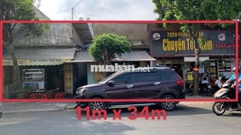 BÁN ĐẤT MẶT TIỀN 11m x 34m ĐANG KINH DOANH TỐT