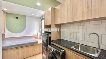 STUDIO NGƯỜI LƯỜI NHỎ GỌN FULL NỘI THẤT - MÁY GIẶT RIÊNG