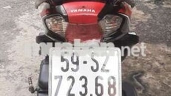 Xe máy Yamaha Mio màu đỏ đen, sản xuất 2008